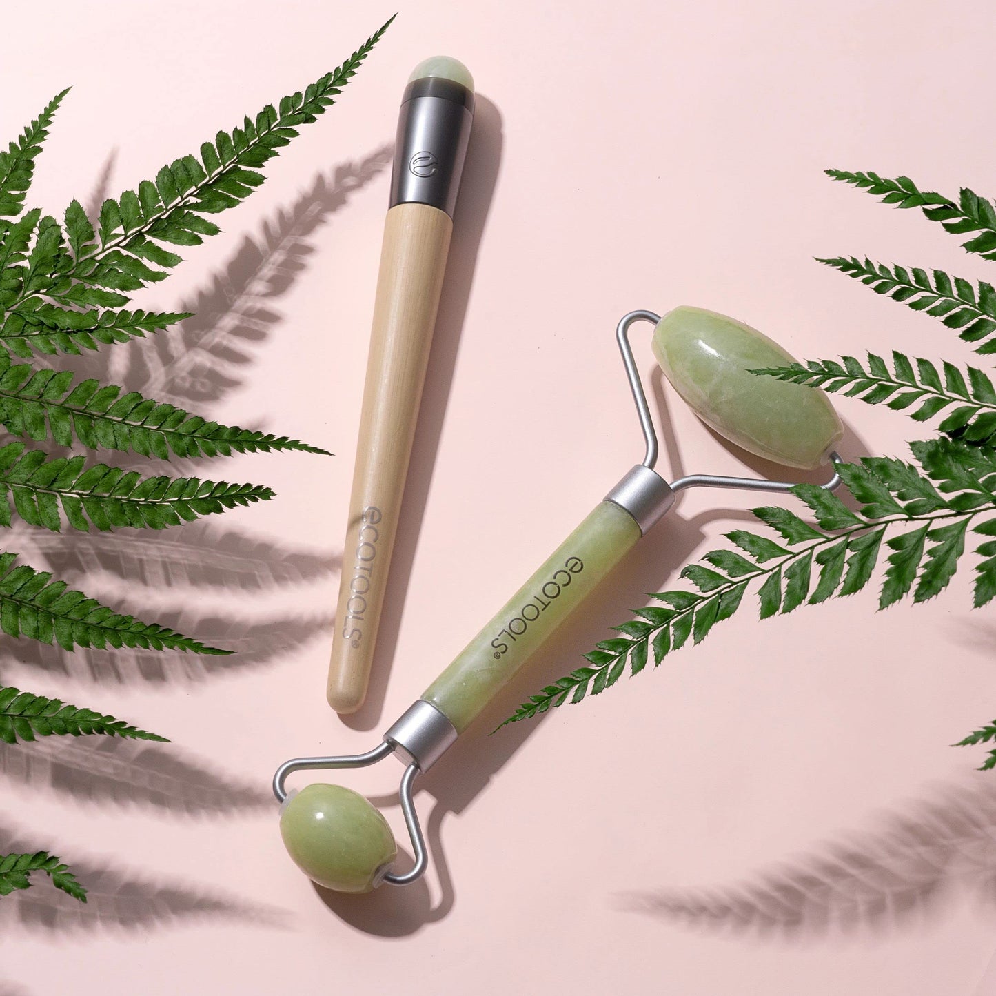 EcoTools Beauty Skin Care Tool Jade Facial Roller and Eye Roller Duo, Face Roller and Massager, Skincare and Sculpting Tool, Reduces Under Eye Beauty & Personal Care EcoTools