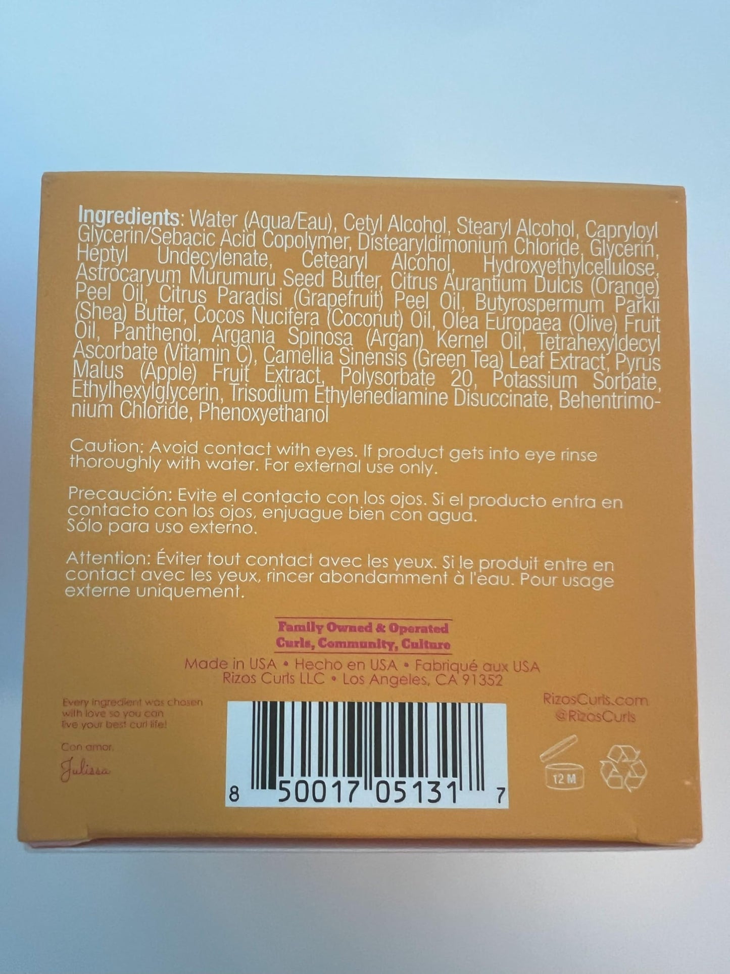 Rizos Curls Vitamin C Hair Repair Mask, Deeply Moisturizes & Hydrates, Softens & Minimize Frizz while Adding Shine, For Dry Damaged Hair, Infused Beauty & Personal Care Rizos Curls
