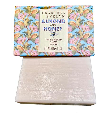 Crabtree & Evelyn Almond & Honey Triple Milled Soap Bar 7 oz Beauty & Personal Care Crabtree & Evelyn