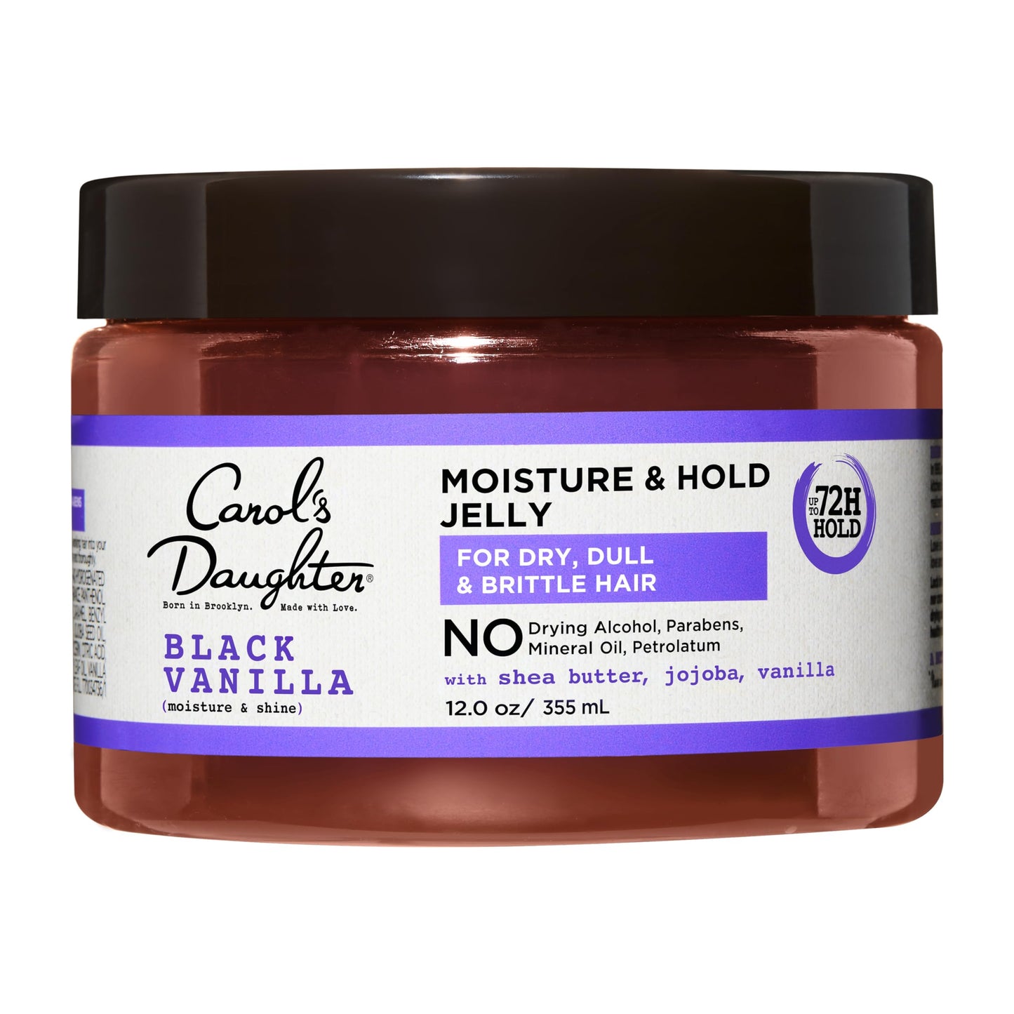 Carol's Daughter Black Vanilla Moisture and Hold Jelly, Hair Gel For Dry Hair with Shea Butter, Jojoba and Vanilla, 12 Fl Oz Beauty & Personal Care Carol's Daughter