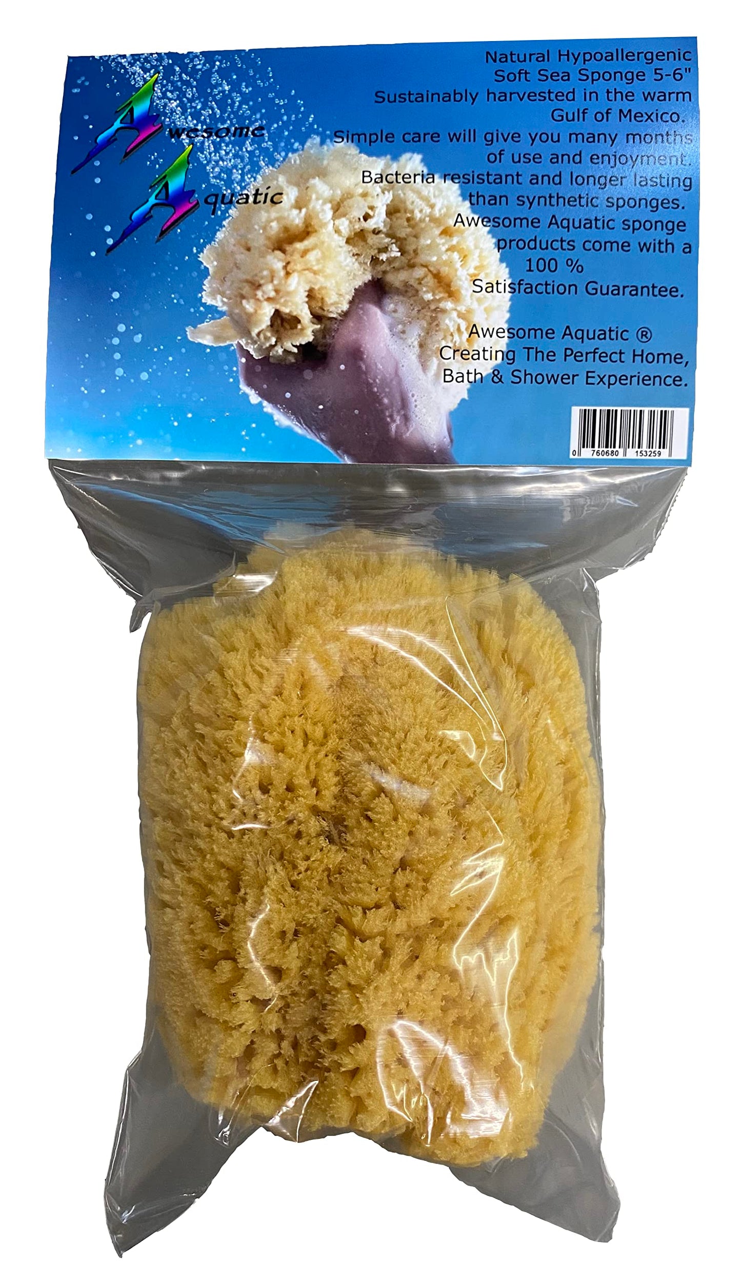 Awesome Aquatic Natural Sea Sponge Amazing Natural Renewable Resource Creating The in Home Perfect Bath and Shower Experience Artist Sponge (Yellow Beauty & Personal Care Awesome Aquatic