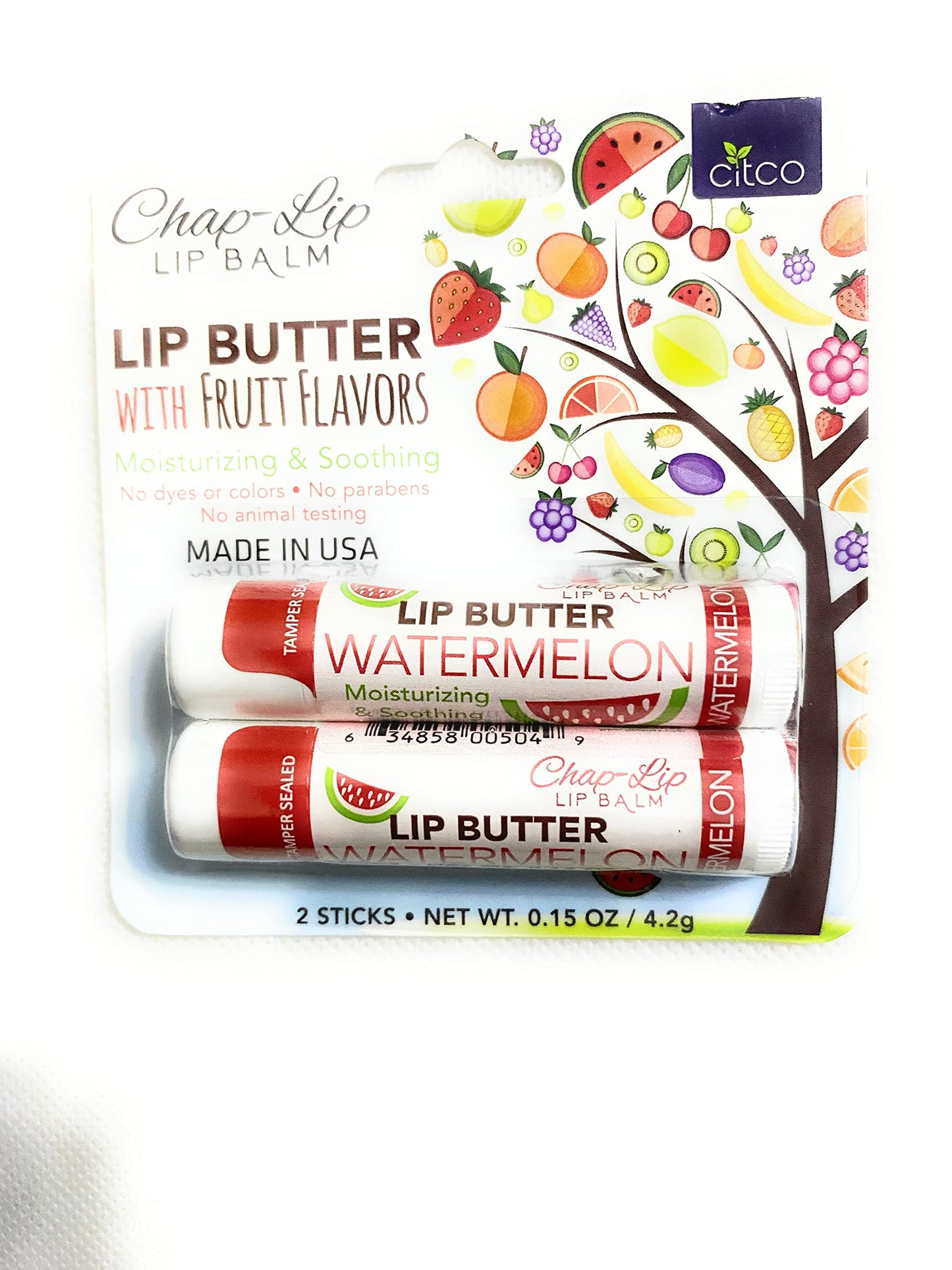 CHAP-LIP, LIP BUTTER, LIP BALM (WATERMELON) Beauty and Personal Care Chap-Lip
