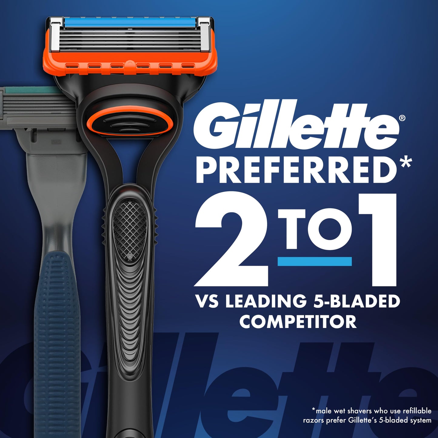 Gillette Fusion5 Power 5-Blade Razor Blade Refills for Men with Precision Trimmer, 10 Count Beauty and Personal Care Gillette