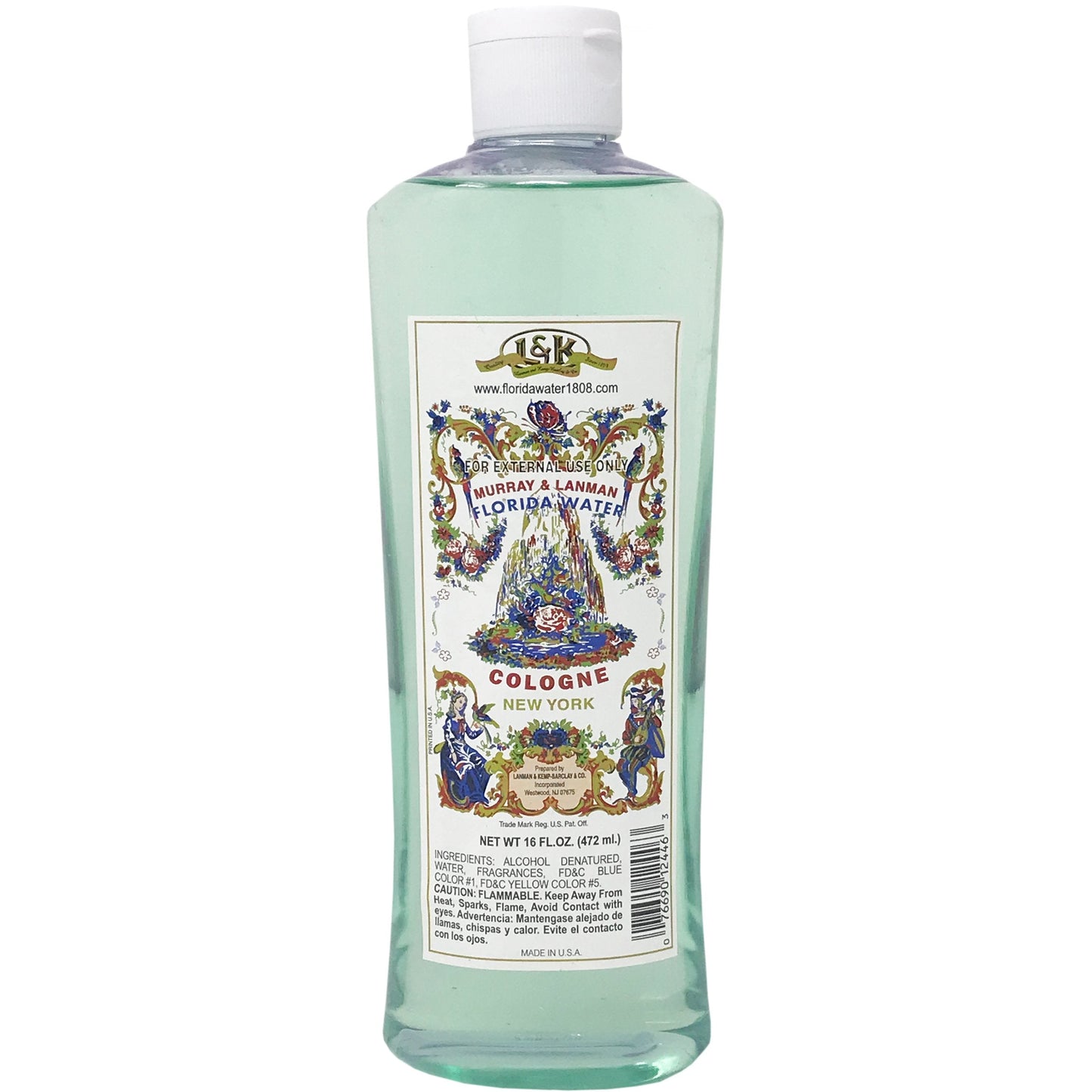 Murray & Lanman Florida Water, 16 Fluid Ounce Beauty & Personal Care Murray & Lanman