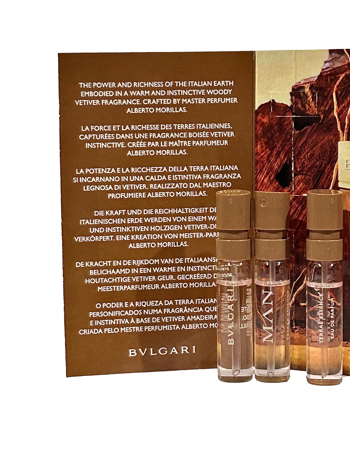 Bvlgari Man Terrae Essence By Bvlgari Eau De Parfum Spray Vial Beauty & Personal Care BVLGARI