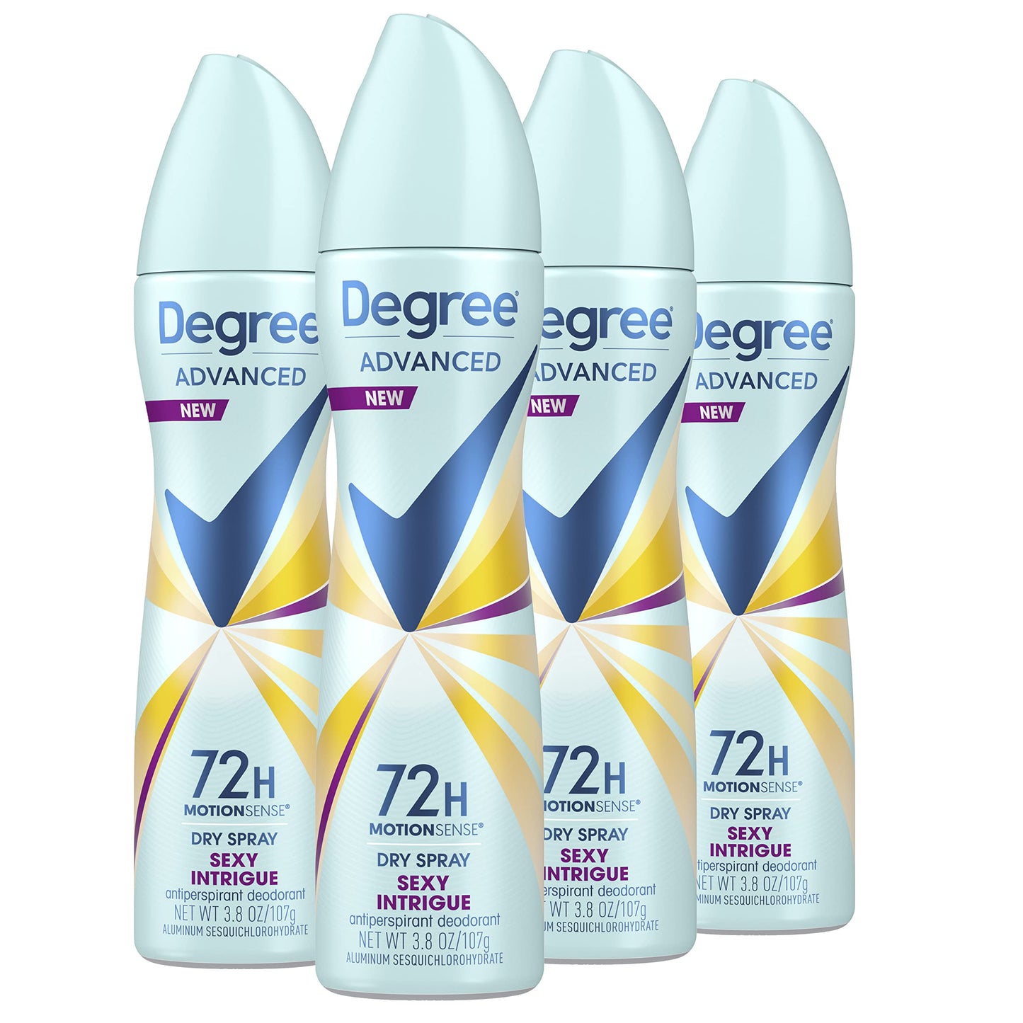 Degree Women Antiperspirant Deodorant Dry Spray Sexy Intrigue, 3.8 Ounce (Pack of 4) Beauty and Personal Care Degree