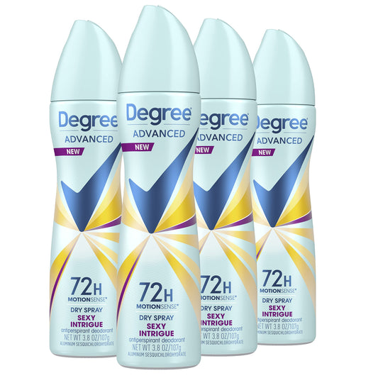 Degree Women Antiperspirant Deodorant Dry Spray Sexy Intrigue, 3.8 Ounce (Pack of 4) Beauty and Personal Care Degree