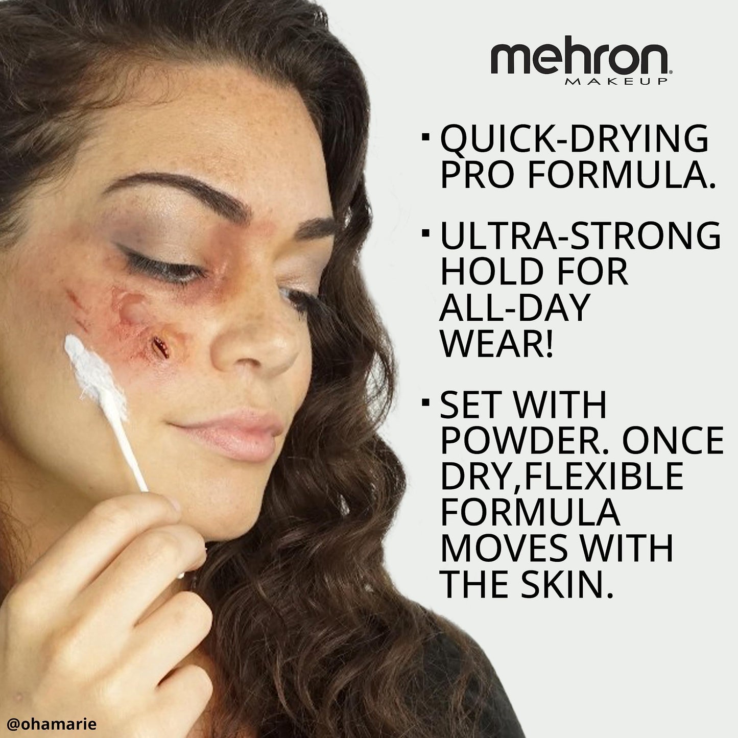 Mehron Makeup Liquid Latex | SFX Makeup | Halloween | Latex Glue for Skin | Special FX Prosthetic Glue 1 fl oz (30 ml) (Light Flesh) | Made in the USA Beauty & Personal Care Mehron