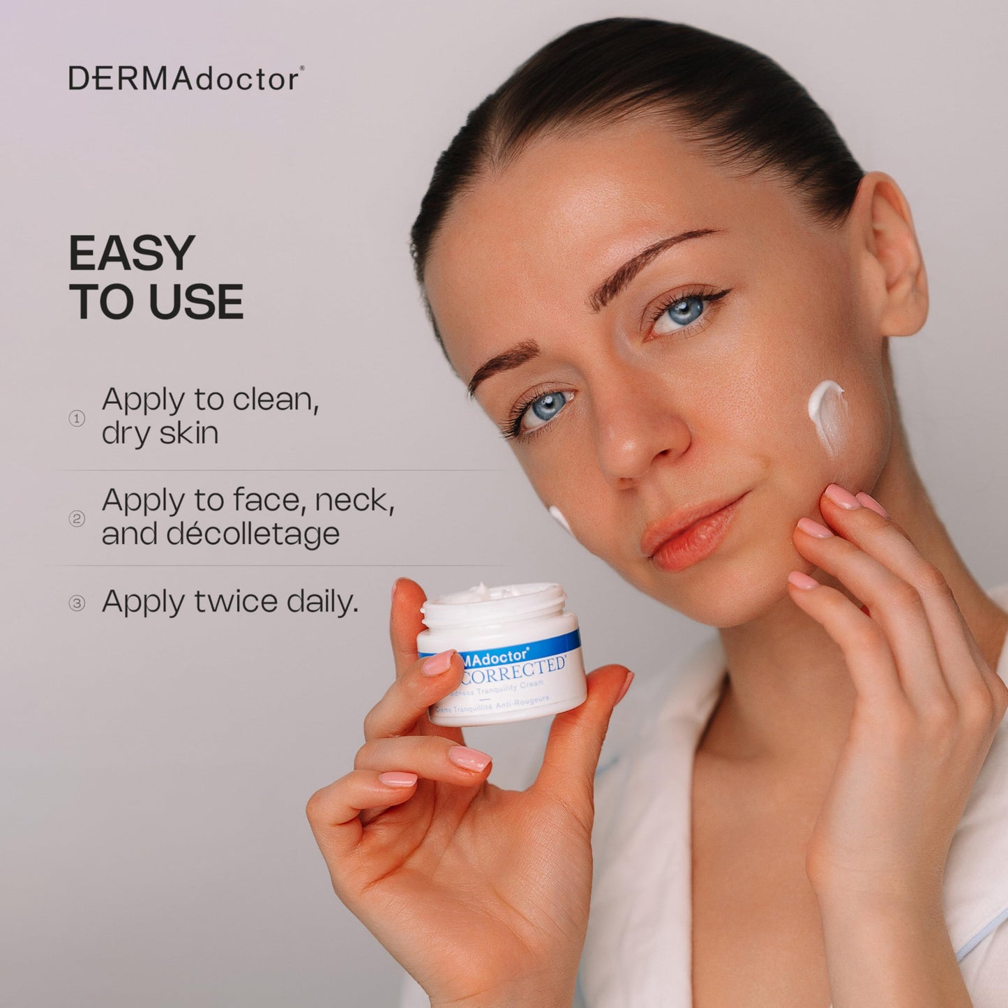 DERMAdoctor Hyaluronic Acid Moisturizer, Hydrating Moisturizer Face Cream Delivering Redness Relief For Face And Soothing Hydration with Squalane Beauty & Personal Care DERMAdoctor