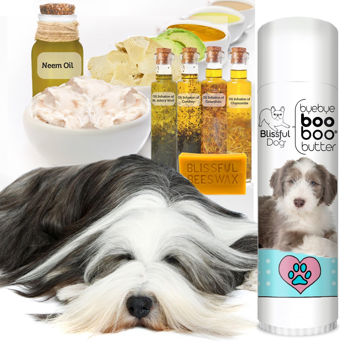 The Blissful Dog Bearded Collie Boo Boo Butter, 0.50 Ounce Beauty and Personal Care The Blissful Dog