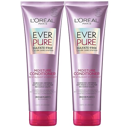 L'Oreal Paris EverPure Moisture Sulfate Free Conditioner for Color-Treated Hair, 8.5 Ounce (Set of 2) Beauty & Personal Care L'Oreal Paris