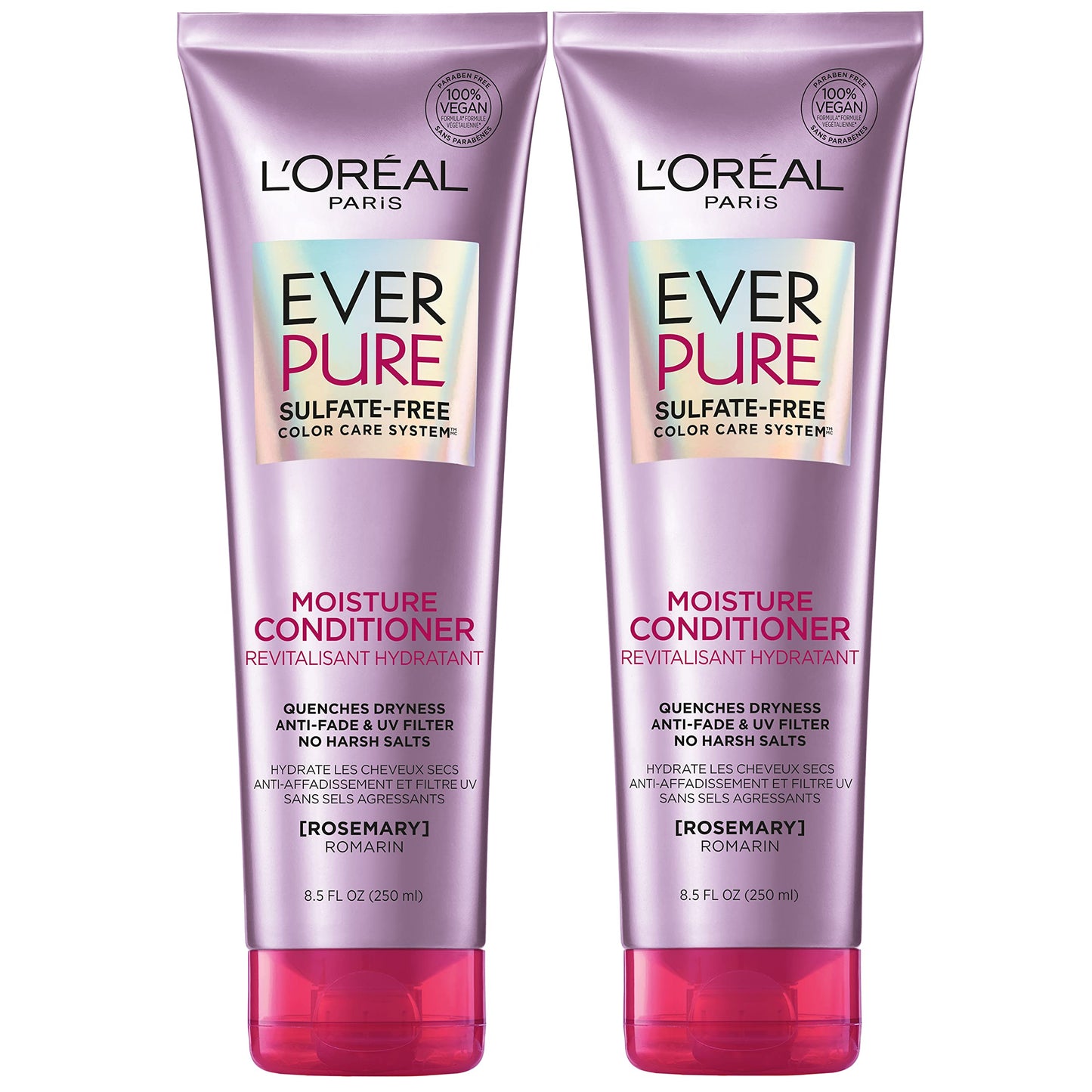 L'Oreal Paris EverPure Moisture Sulfate Free Conditioner for Color-Treated Hair, 8.5 Ounce (Set of 2) Beauty & Personal Care L'Oreal Paris
