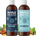 Sulfate Free Hard Water Shampoo and Conditioner - Hard Water Hair Treatments of Product and Minerals with Five Mint Essential Oils for Replenishing Beauty & Personal Care Maple Holistics