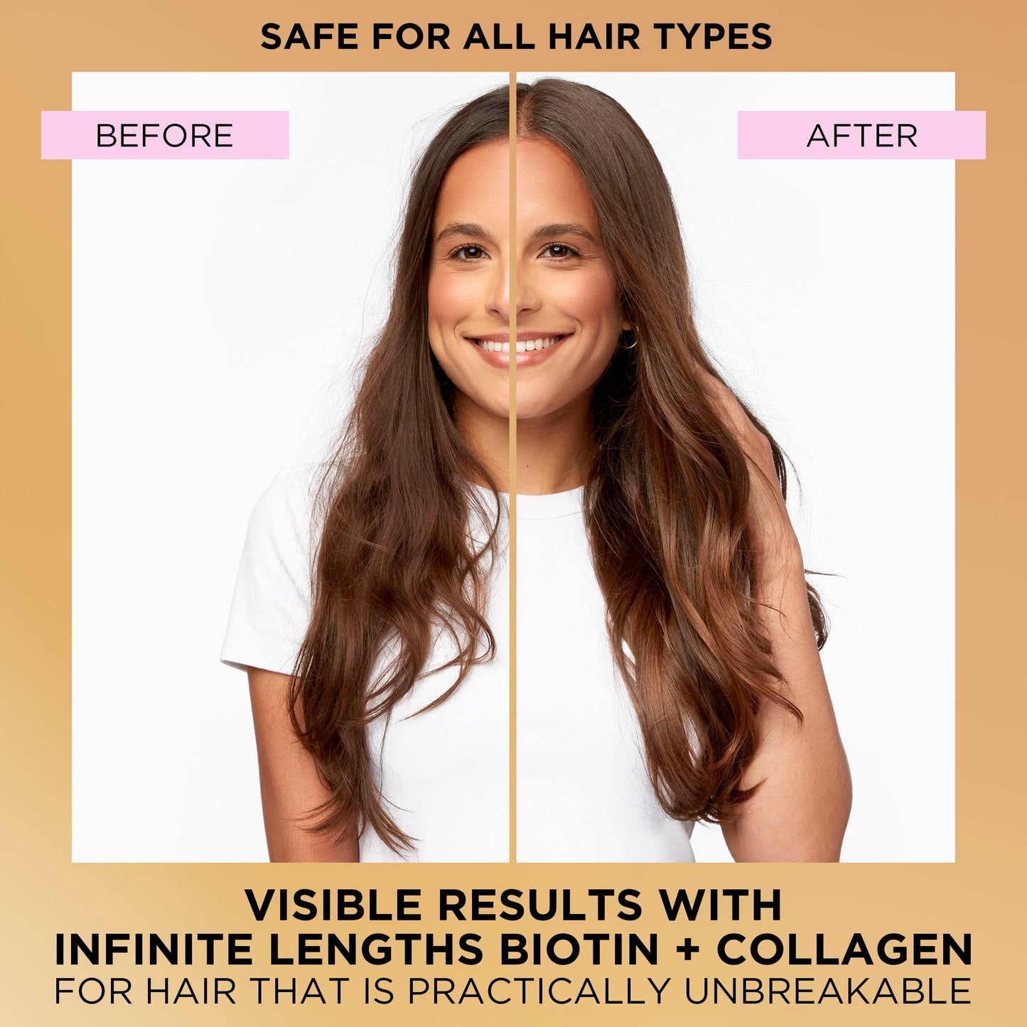 Pantene Pro-V Miracles Infinite Lengths Biotin + Collagen Sulfate-Free Shampoo 13.5 FL OZ Beauty and Personal Care Pantene