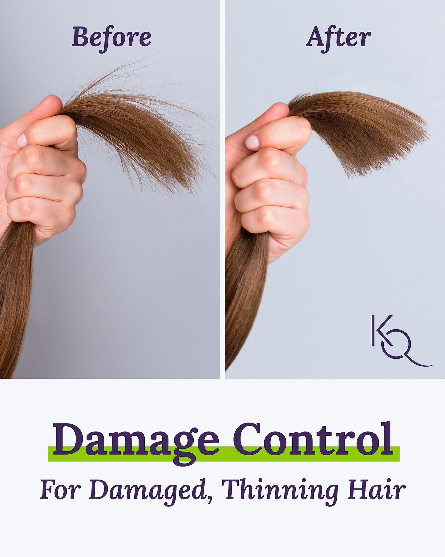Keranique Damage Control Anti-Breakage Shampoo & Conditioner for Damaged, Thinning Hair - Intense Repair, Strengthening with Keratin, Biotin Beauty & Personal Care Keranique