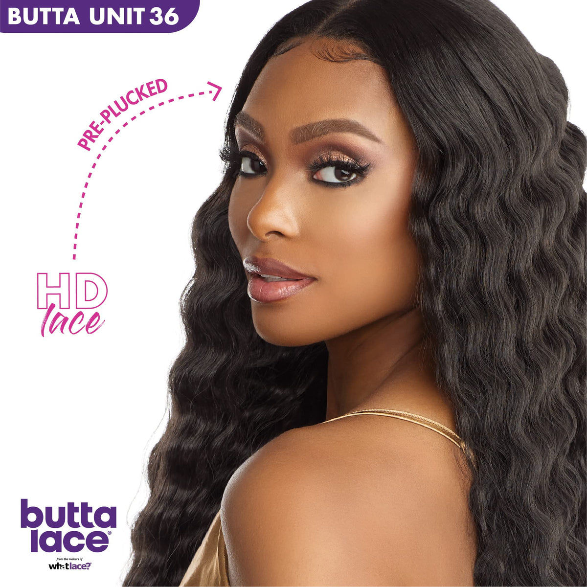 Sensationnel Butta LaceWig-Unit 39, 1B OFFBLACK