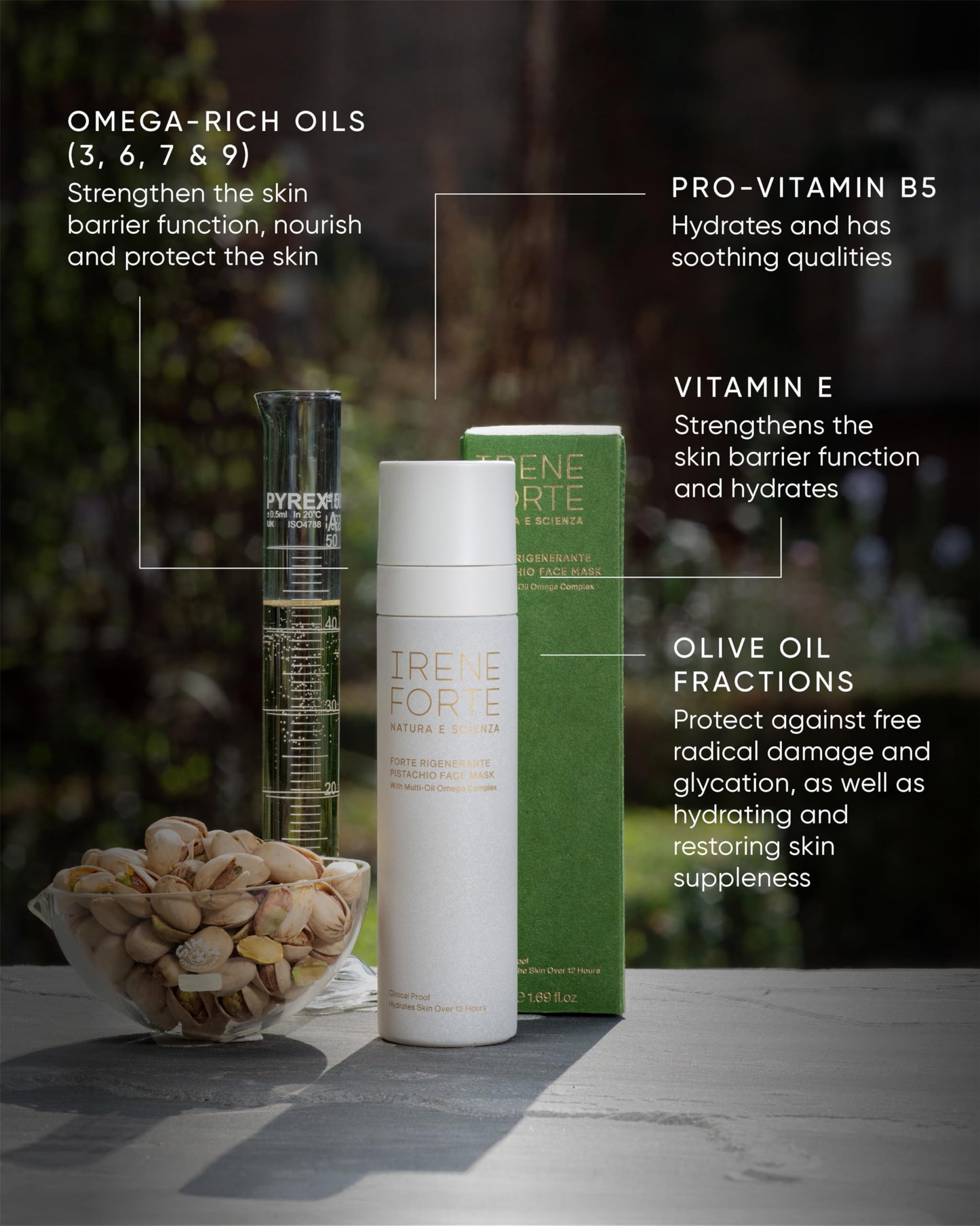 Pistachio Face Mask With Multi-Oil Omega Complex Beauty & Personal Care Irene Forte