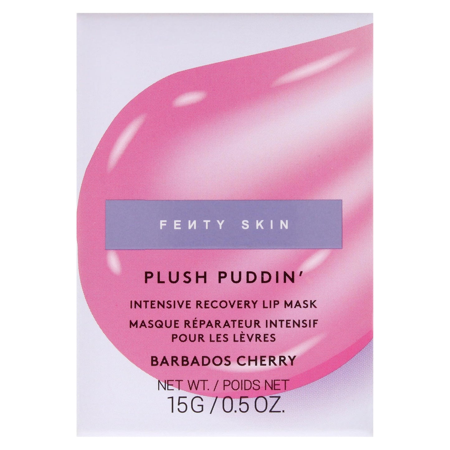 Plush Puddin Intensive Recovery Lip Mask - Barbados Cherry by Fenty Beauty for Women - 0.5 oz Lip Mask Beauty & Personal Care FENTY BEAUTY