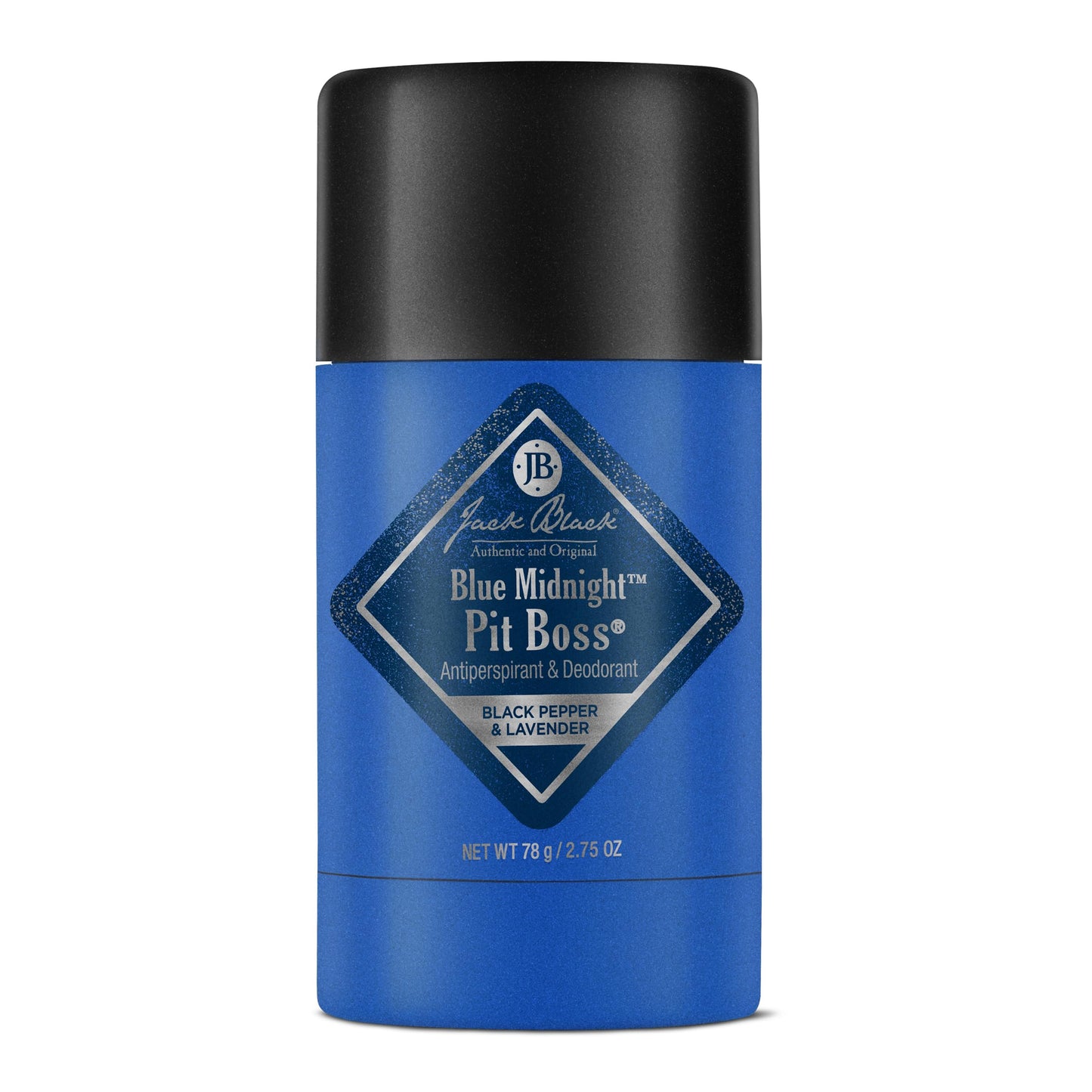 Jack Black Pit Boss Blue Midnight Antiperspirant & Deodorant Men - 2.75 oz - Black Pepper & Lavender - Mens Deodorant for Sensitive Skin Beauty & Personal Care Jack Black