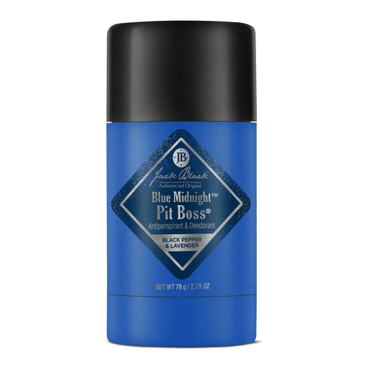 Jack Black Pit Boss Blue Midnight Antiperspirant & Deodorant Men - 2.75 oz - Black Pepper & Lavender - Mens Deodorant for Sensitive Skin Beauty & Personal Care Jack Black