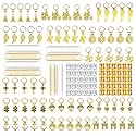 ZTWEDEN 210PCS Aluminum Hair Coil Dreadlocks Beads Hair Cuffs Hair Braids Clips Hair Decoration Braid Jewelry for Braids Accessories Beauty & Personal Care ztweden