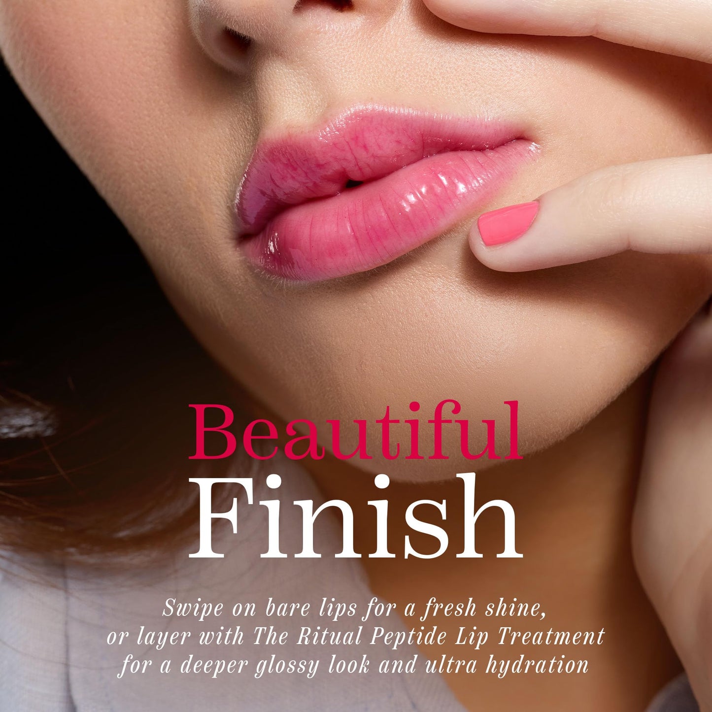 Cote Beauty's Peptide Lip Shine in Lola, Ultra Hydrating & Long-Lasting Coral Plumping Lip Gloss for Women with Hyaluronic Acid, Shea Butter & Jojoba Beauty & Personal Care Cote Shop