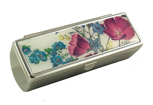 Houder Designer Lipstick Case with Mirror for Purse - Decorative Lipstick Holder with Gift Box - Velvet Lined - Protect Your Lipsticks in Style Beauty & Personal Care Houder