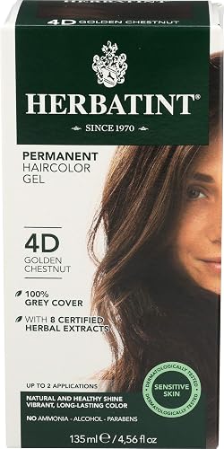 Herbatint, Hair Color Golden Chestnut 4d, 4.56 Fl Oz Beauty & Personal Care Herbatint