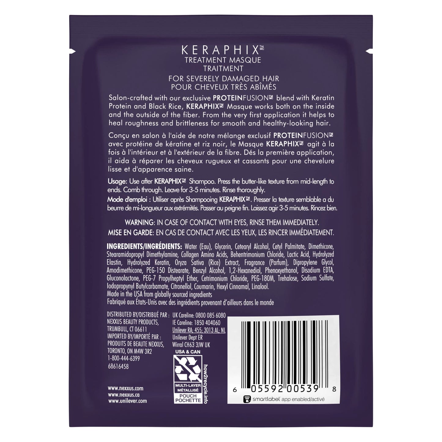 Nexxus Keraphix Masque for Damaged Hair 1.5 oz Beauty & Personal Care Nexxus