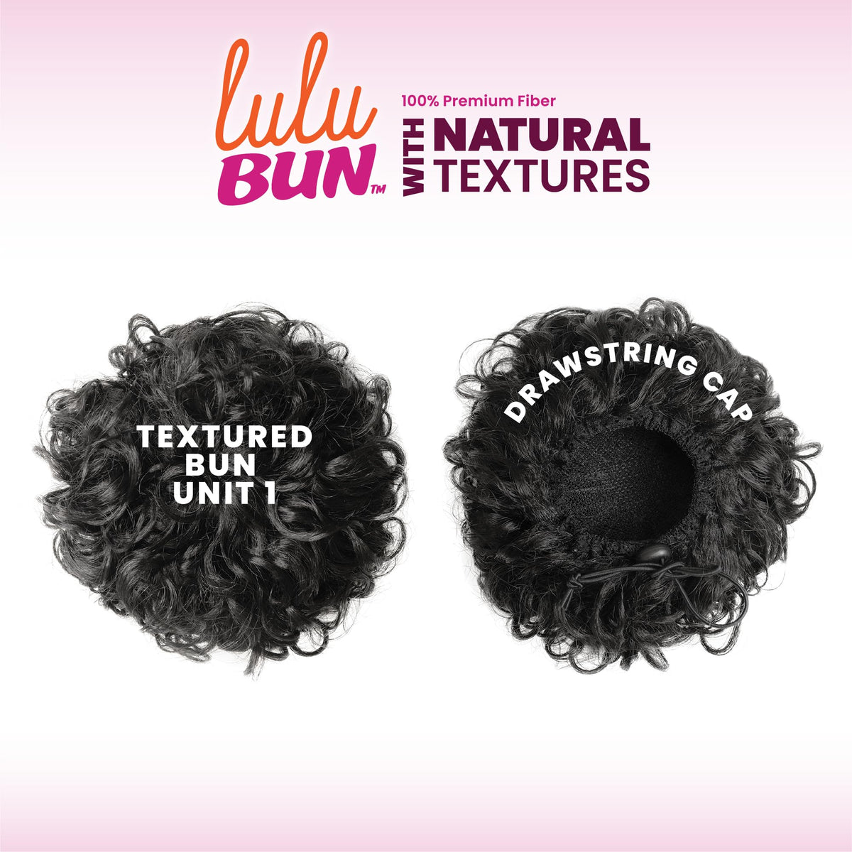 Sensationnel Lulu Bun Hair Extensions-Textured Bun Unit 1,M44