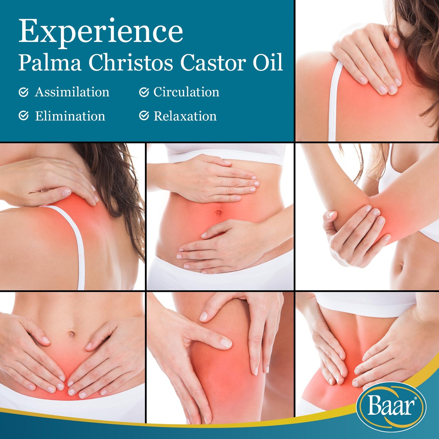 Baar Palma Christos, Organic Castor Oil, 8 oz Beauty & Personal Care Baar