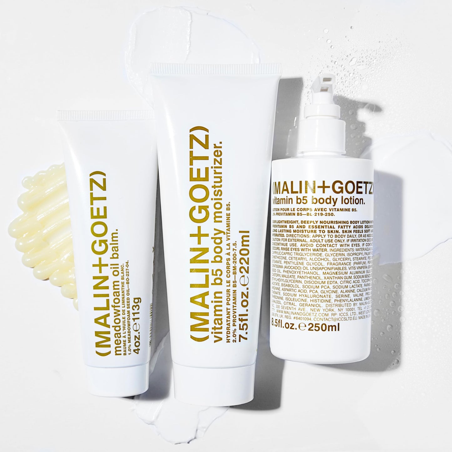 MALIN+GOETZ Vitamin B5 Body Lotion, Lightweight Daily Moisturizer with Avocado & Grapeseed Oils, Hydrating, Nourishing, Long-Lasting & Bergamot Beauty & Personal Care MALIN+GOETZ