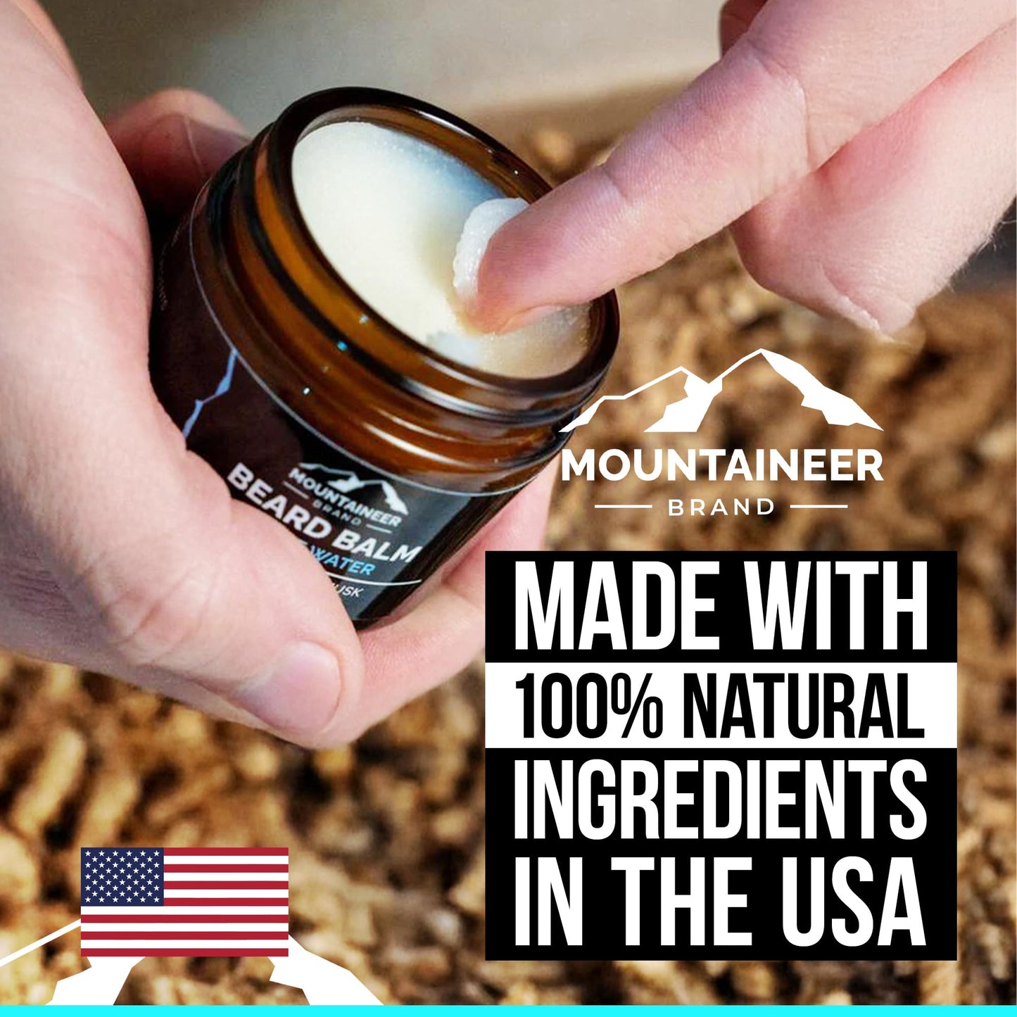Mountaineer Brand Natural Beard Balm with Timber Scent | Scents Inspired by Nature | Beard Butter for Men | Leave in Condidtioner | Hydrates, Softens Beauty & Personal Care Mountaineer Brand, 100% Natural Always
