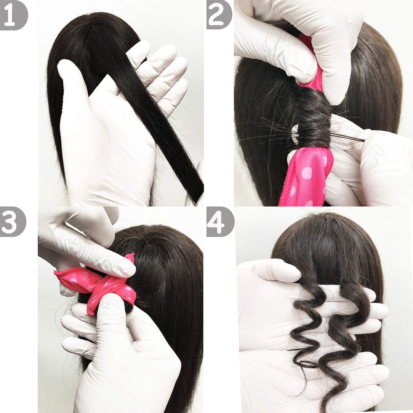 Aimin Hair Heatless Curlers, Soft Hair Curlers To Sleep In, Overnight Heatless Curls For Long Hair, No Heat Foam Curlers, Satin Sponge Rollers Beauty & Personal Care Aimin Hair