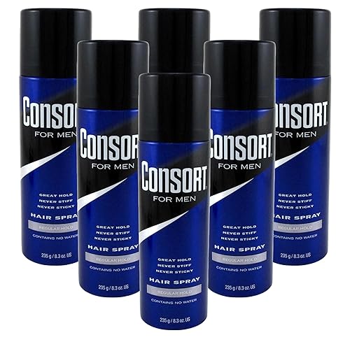 Consort Hair Spray 8.3 Ounce Regular Hold Aerosol (235ml) (6 Pack) Beauty & Personal Care Consort