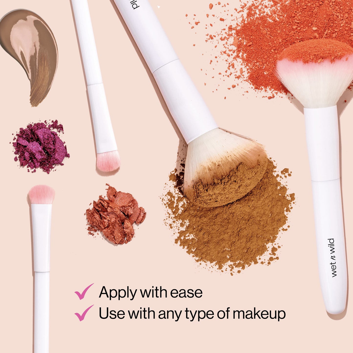 wet n wild Eyebrow and Liner Brush, Dual-Ended Precision, Angled for Definition, Ergonomic Handle for Comfortable Precision Control, Cruelty-Free Beauty & Personal Care wet n wild
