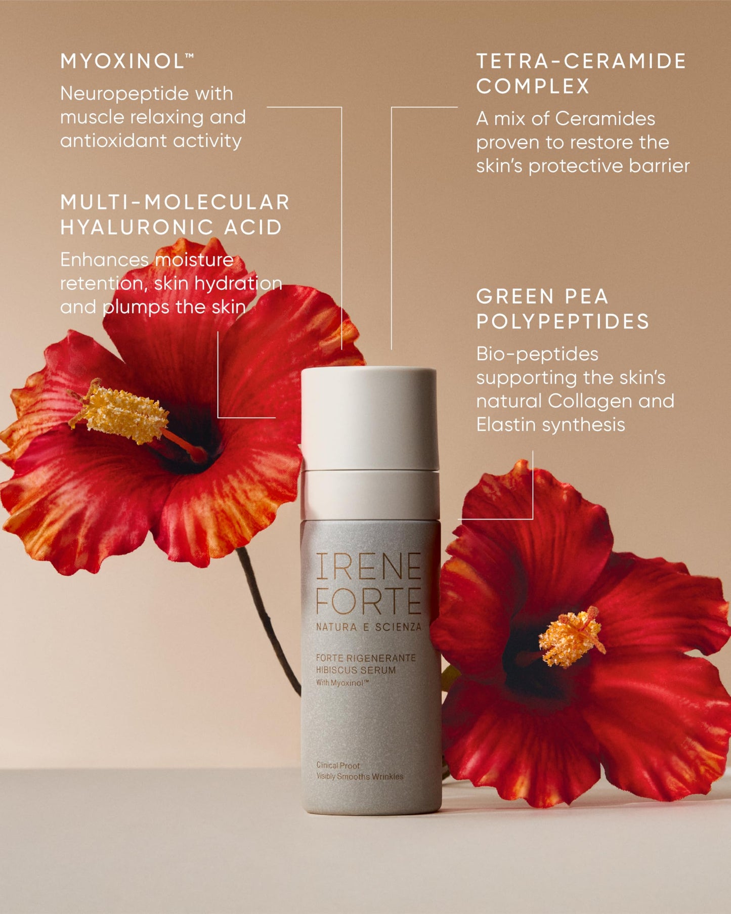 Irene Forte, Hibiscus Serum with Myoxinol™, 1.01 FL OZ Beauty & Personal Care Irene Forte