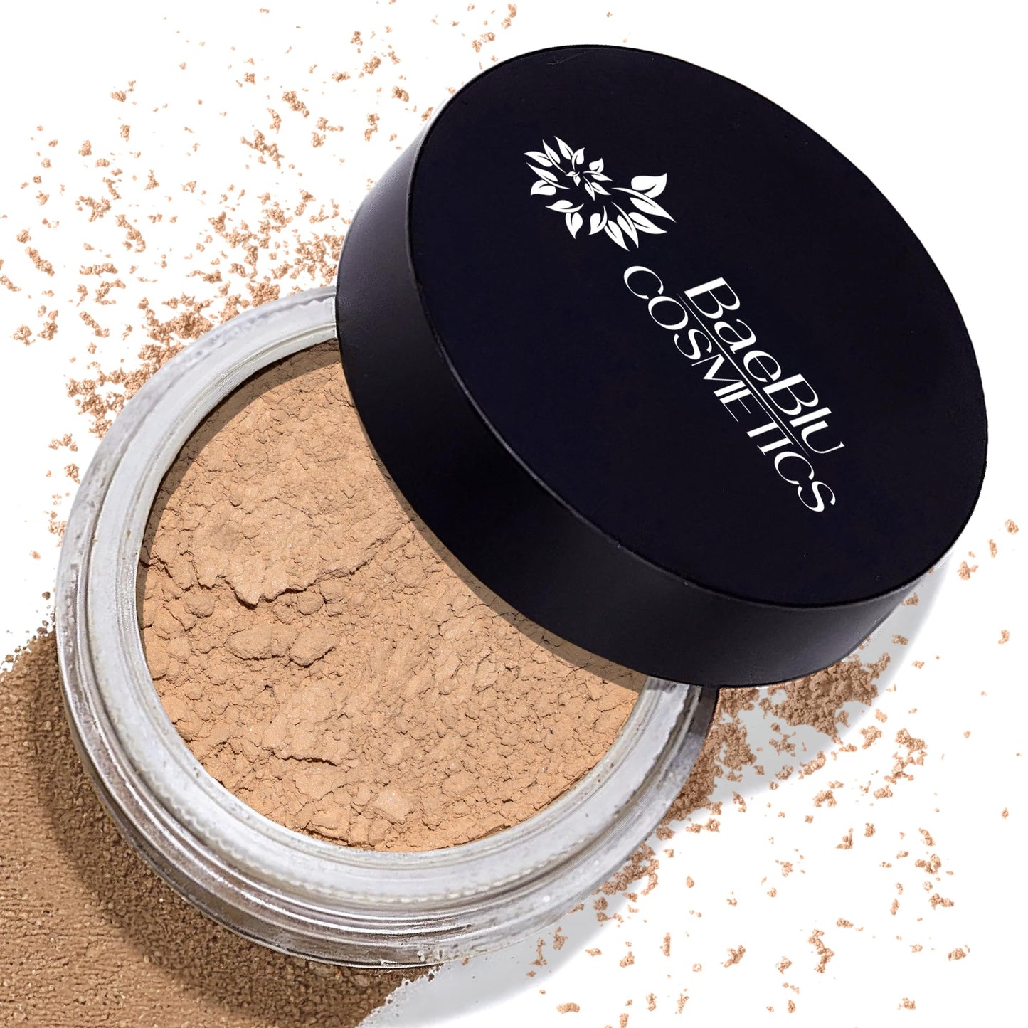 BaeBlu InstaFame Loose Powder Foundation, Create - Full Coverage Matte Natural Mineral Foundation for Sensitive & Acne-Prone Skin - Non-Nano Zinc Beauty & Personal Care BaeBlu