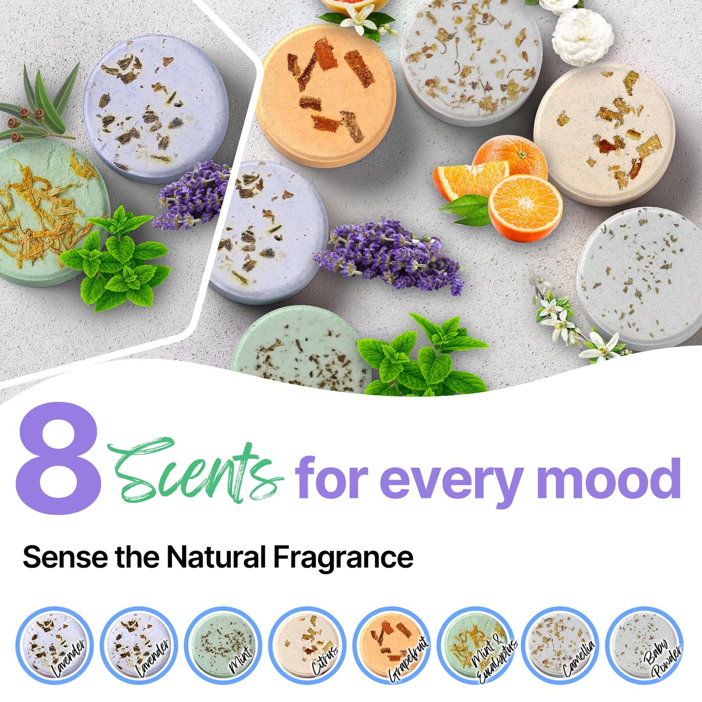 Shower Steamers Aromatherapy Blriet Gifts for Women, Teen Girls, Wife, Her, Mom, Father Days, Daughter, Grandma Basket Stuffers Birthday Gifts Beauty and Personal Care BLRIET
