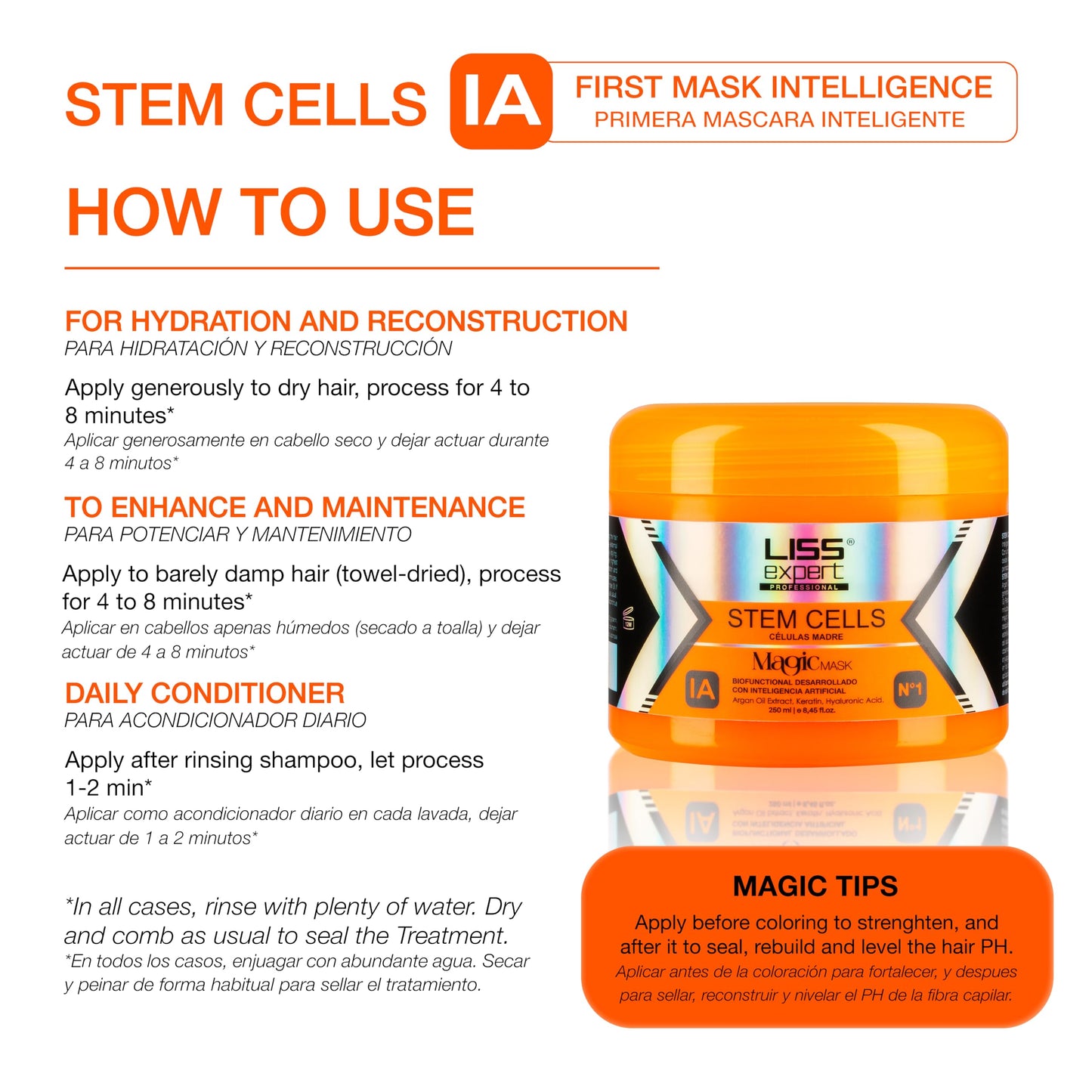 Liss Expert Profesional Stem Cells Hair Smoothing Treatment Kit with Titanium Flat Iron DEAL (500 ml Complete kit) Beauty & Personal Care Liss Expert Professional