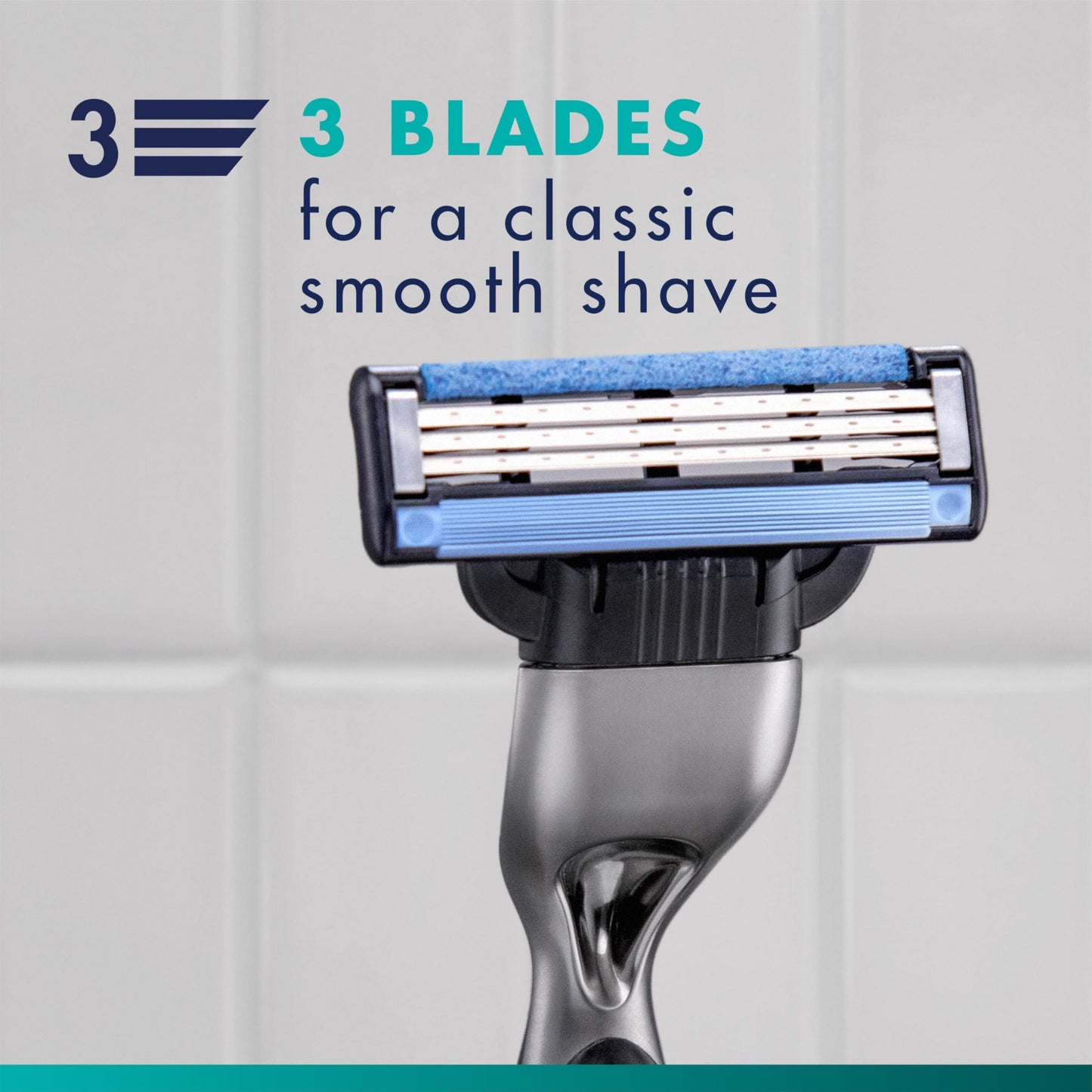 Gillette Mach3 Razor for Men, 1 Razor Handle + 2 Blade Refills Beauty and Personal Care Gillette