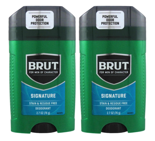 Brut Deodorant 2.25oz Oval Solid Classic Scent (2 Pack) Beauty and Personal Care Brut