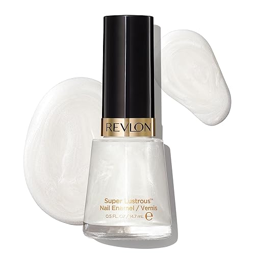 Revlon Super Lustrous Nail Polish, Chip-Resistant & Longwear Formula, High Shine Finish, 020 Pure Pearl, 0.5 fl oz Beauty & Personal Care REVLON