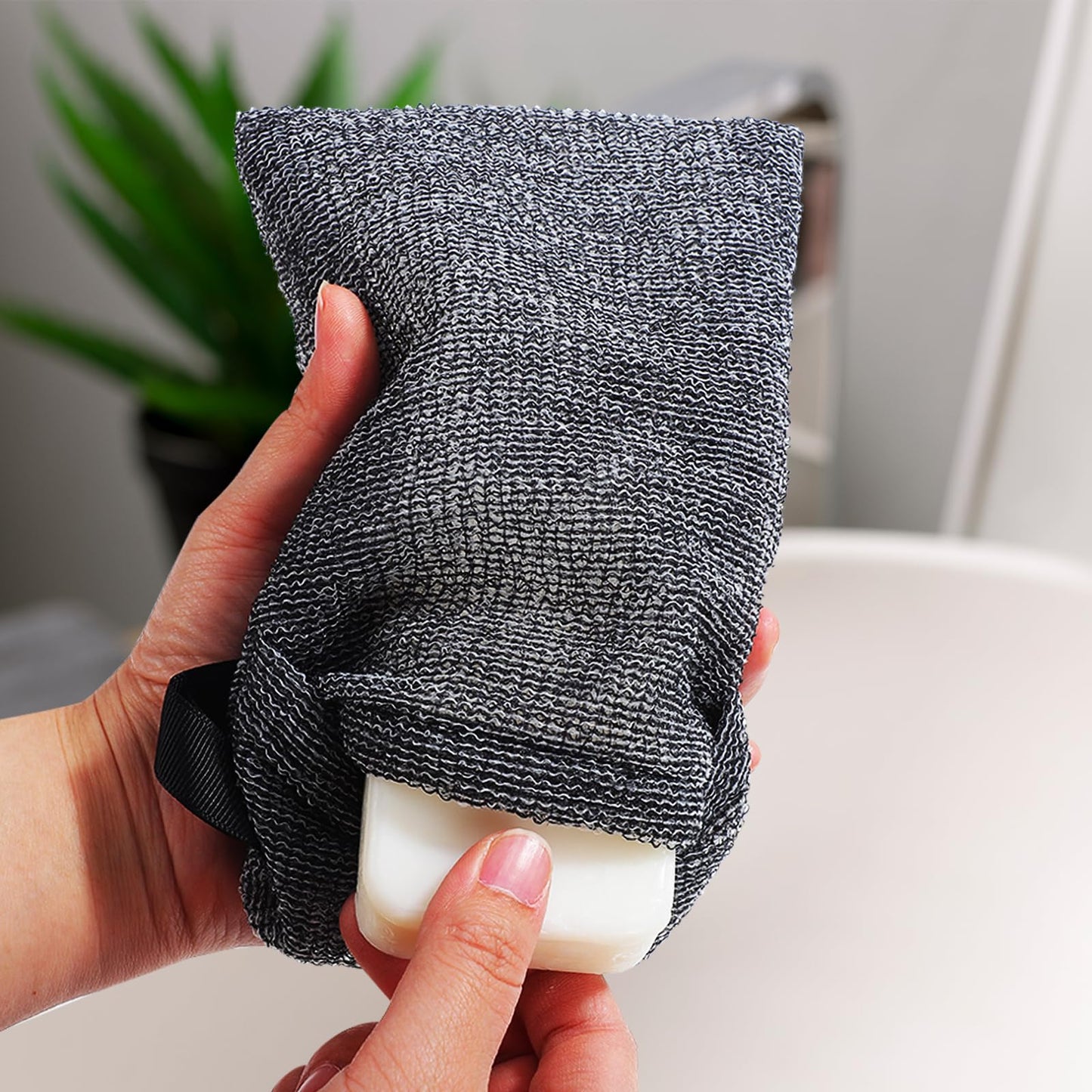 Didiseaon 4Pcs Soap Pocket Exfoliating Soap Saver Pouch Foaming for Bath Shower Exfoliating Body Scrubber Sponge Beauty and Personal Care Didiseaon