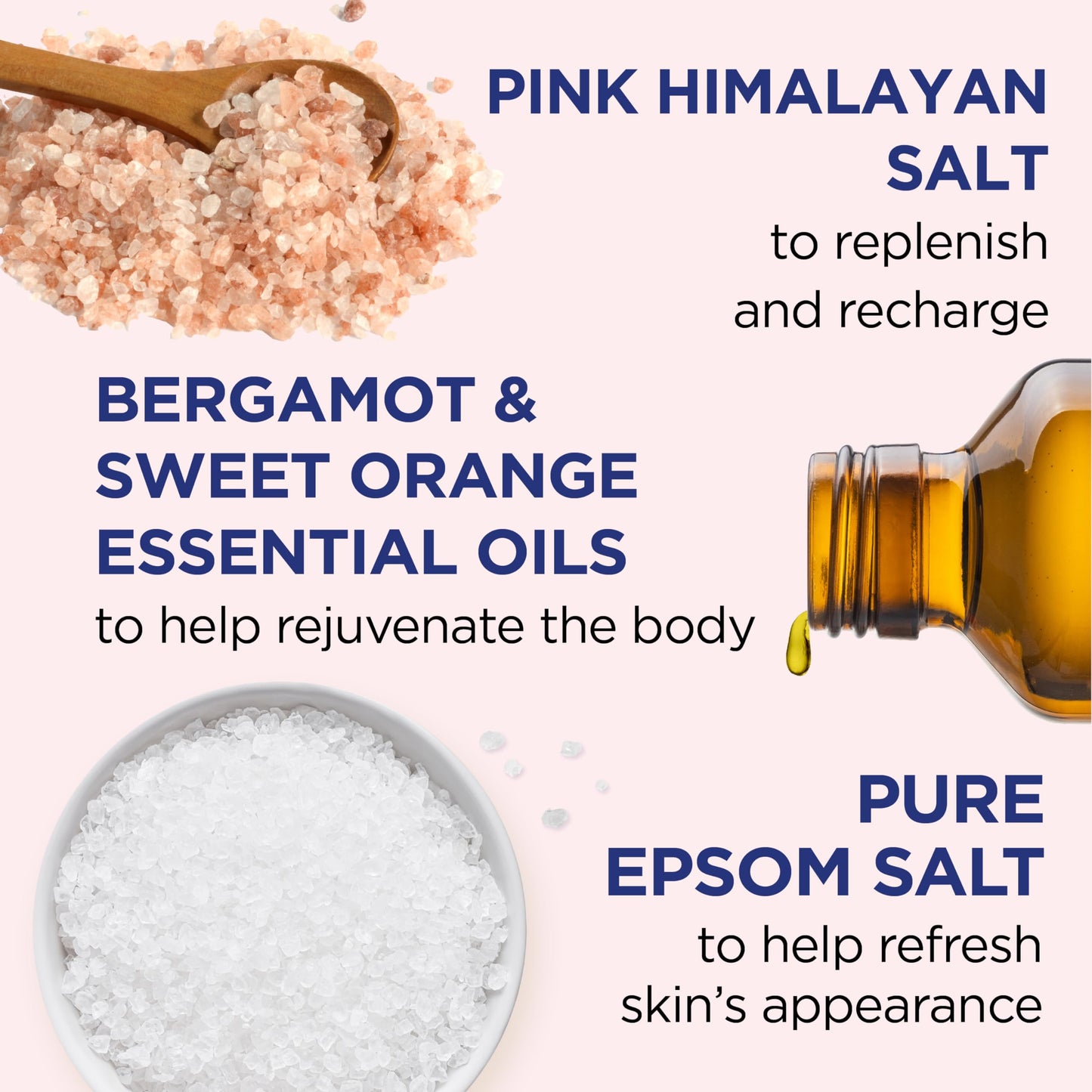 Dr Teal's Restore & Replenish Pure Epsom Salt & Essential Oils Pink Himalayan Foaming Bath 34 oz Beauty & Personal Care Dr Teal's