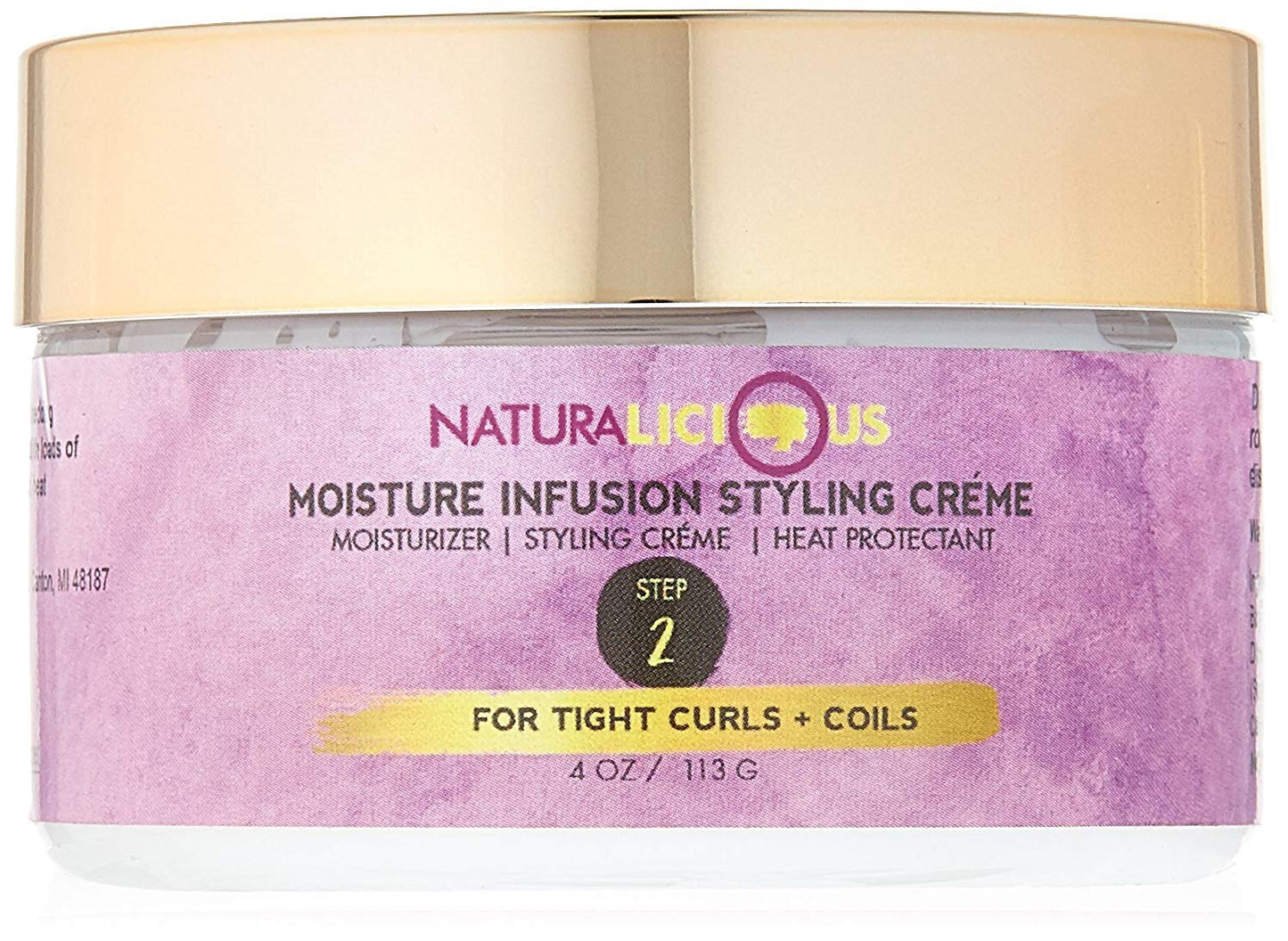 NATURALICIOUS Moisture Infusion Styling Creme (Kinky/Coily Edition) Beauty & Personal Care Naturalicious