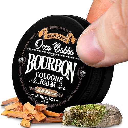 Handy Hound Occo Bobbo Solid Cologne for Men, Bourbon and Sandalwood Scent, .5 Ounce Concentrated Balm, Smooth Woody Oak Barrel Blend Beauty & Personal Care Handy Hound