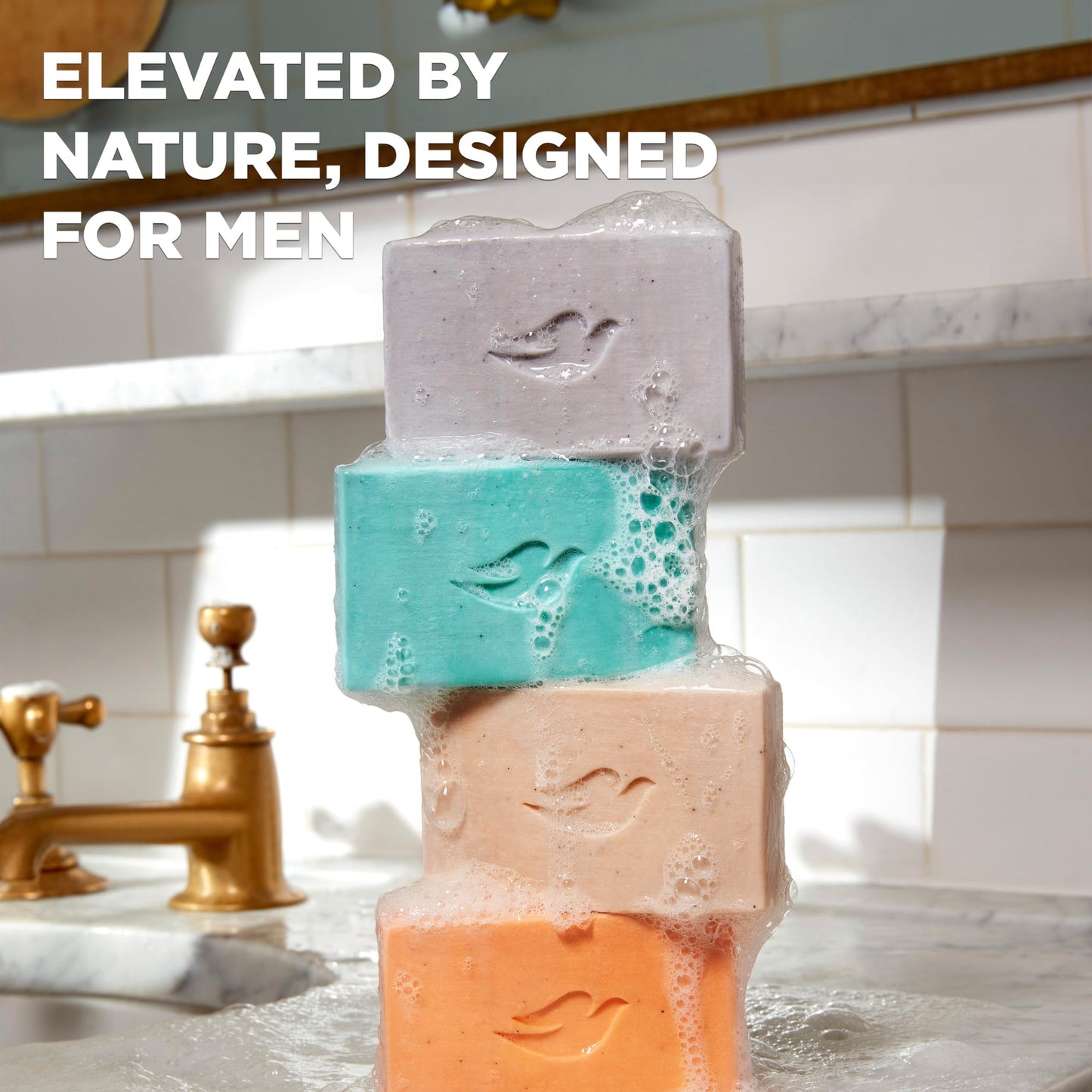 Dove Men+Care Cleansing Bar Soap Blood Orange + Sea Salt 4 Bars to Rebuild Skin in the Shower, a 4in1 Hair, Body, Face & Shaving Bar with Plant-Based Beauty and Personal Care DOVE MEN + CARE