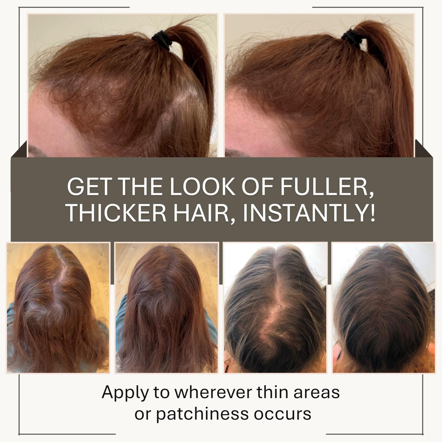 Joan Rivers Great Hair Day Root Touch Up Powder - Fill-in Powder for Thicker, Fuller Looking Hair (Dark Brunette) Beauty & Personal Care Joan Rivers Beauty