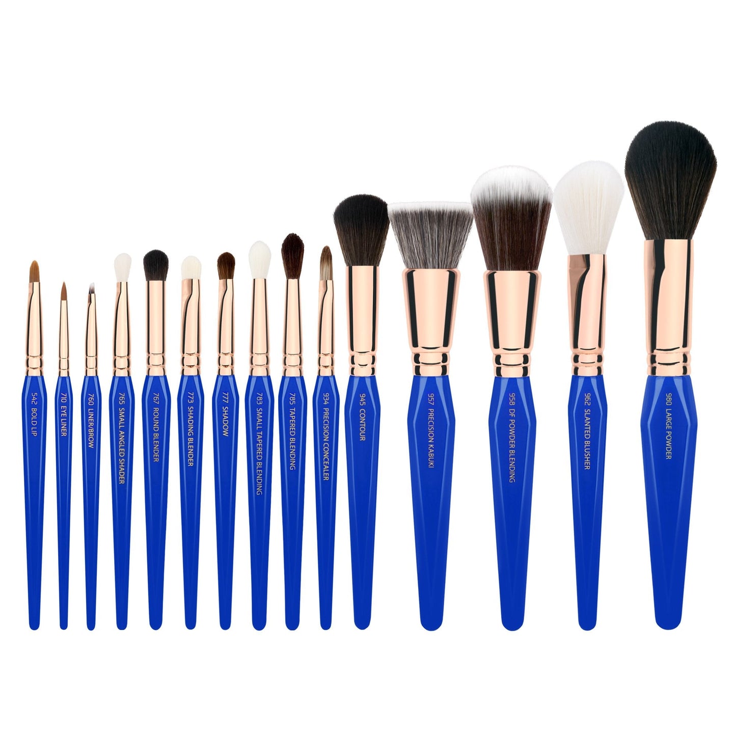 Bdellium Tools Professional Makeup Brush Golden Triangle - Phase I Complete 15pc. Brush Set with Stand-Up Pouch Beauty & Personal Care BDELLIUM TOOLS